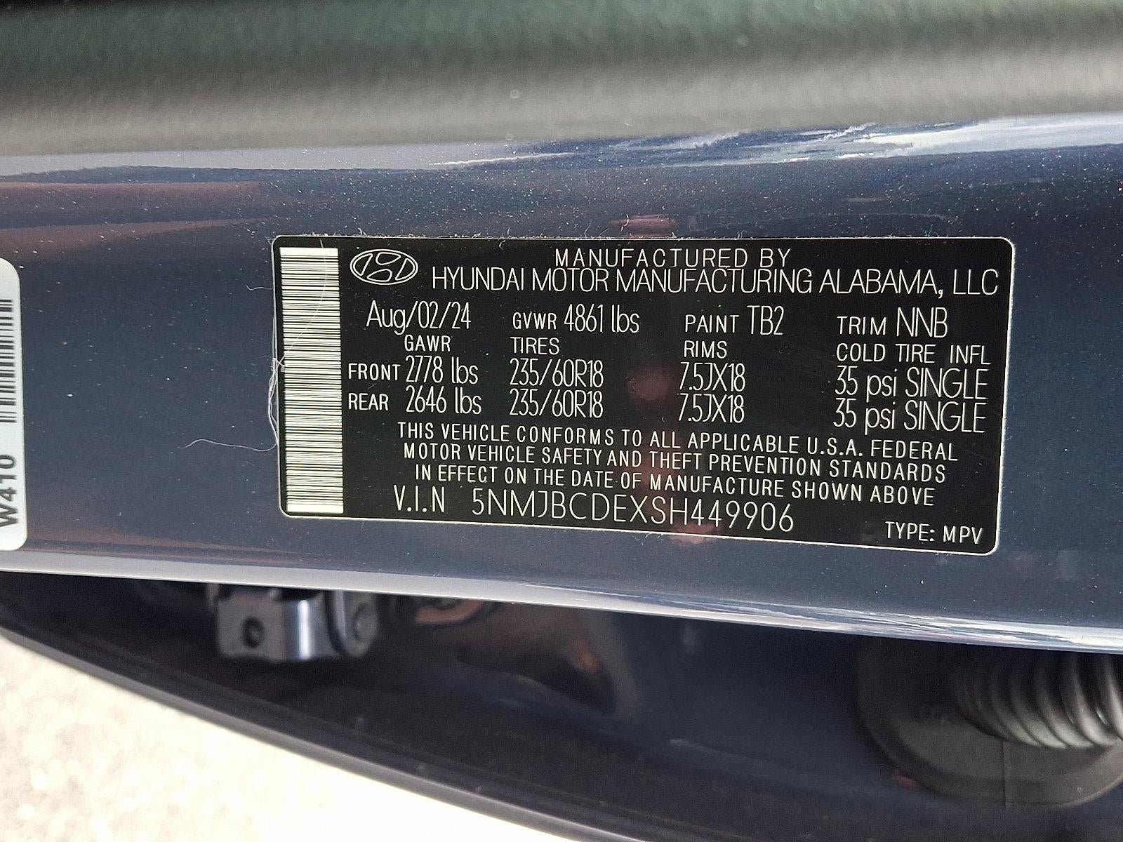 2025 Hyundai TUCSON SEL AWD