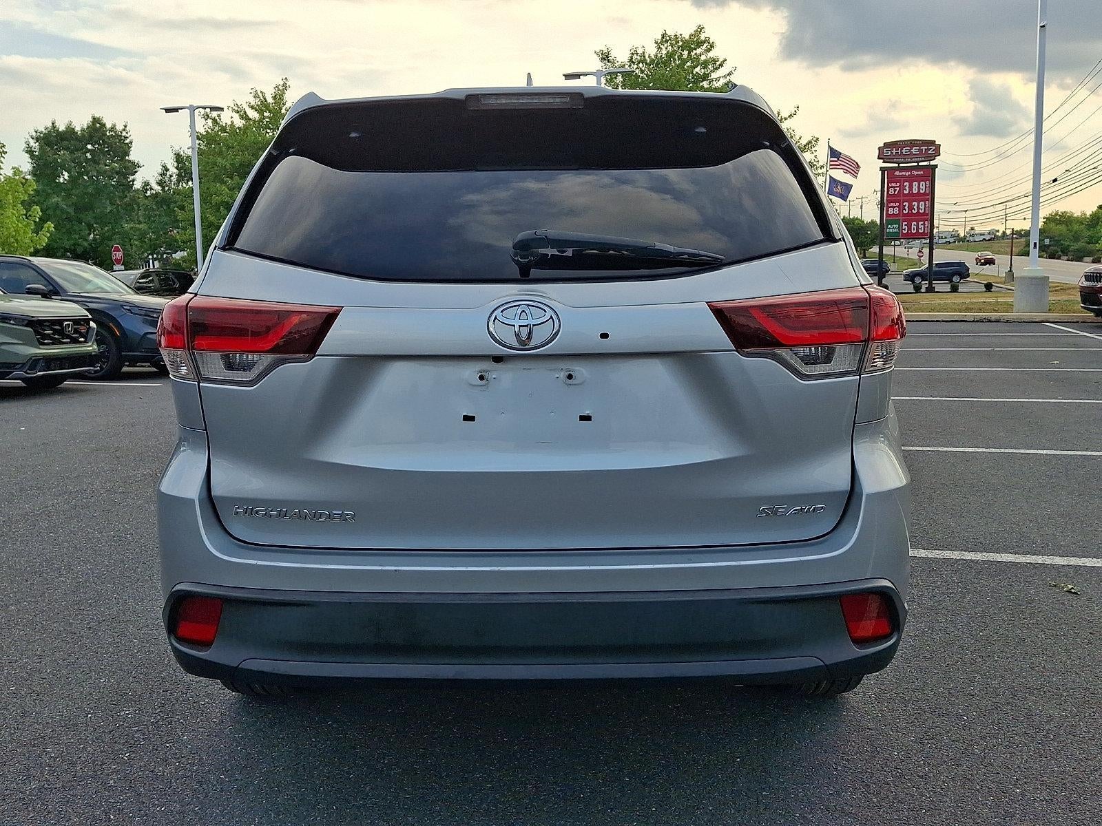 2019 Toyota Highlander SE V6 AWD (Natl)
