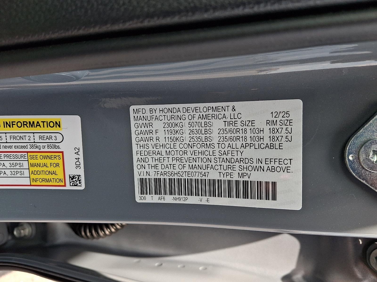 2026 Honda CR-V Hybrid Sport AWD