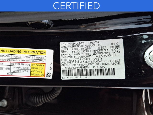 2024 Honda CR-V Hybrid Sport CERTIFIED