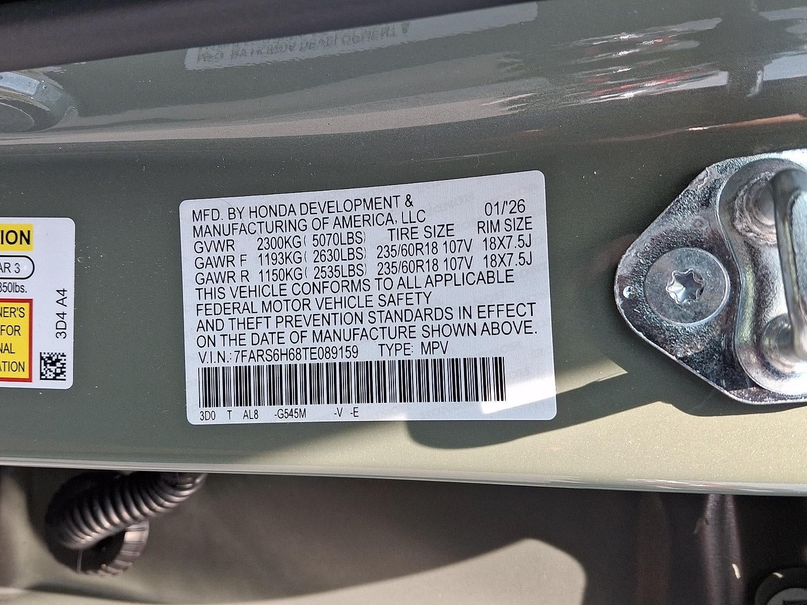 2026 Honda CR-V Hybrid TrailSport AWD