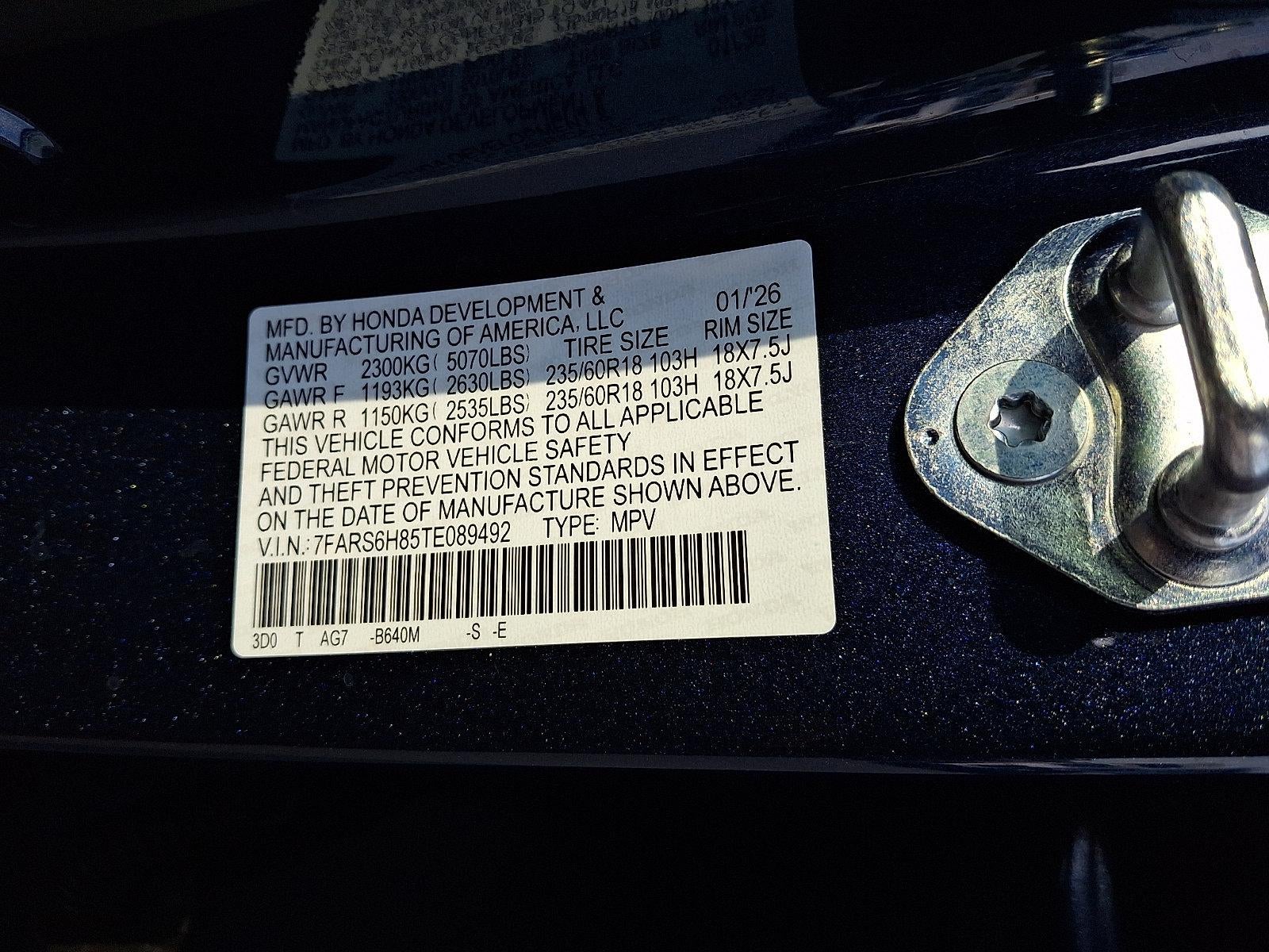 2026 Honda CR-V Hybrid Sport-L AWD