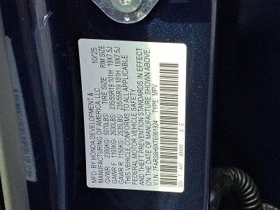 2026 Honda CR-V Hybrid Sport Touring AWD