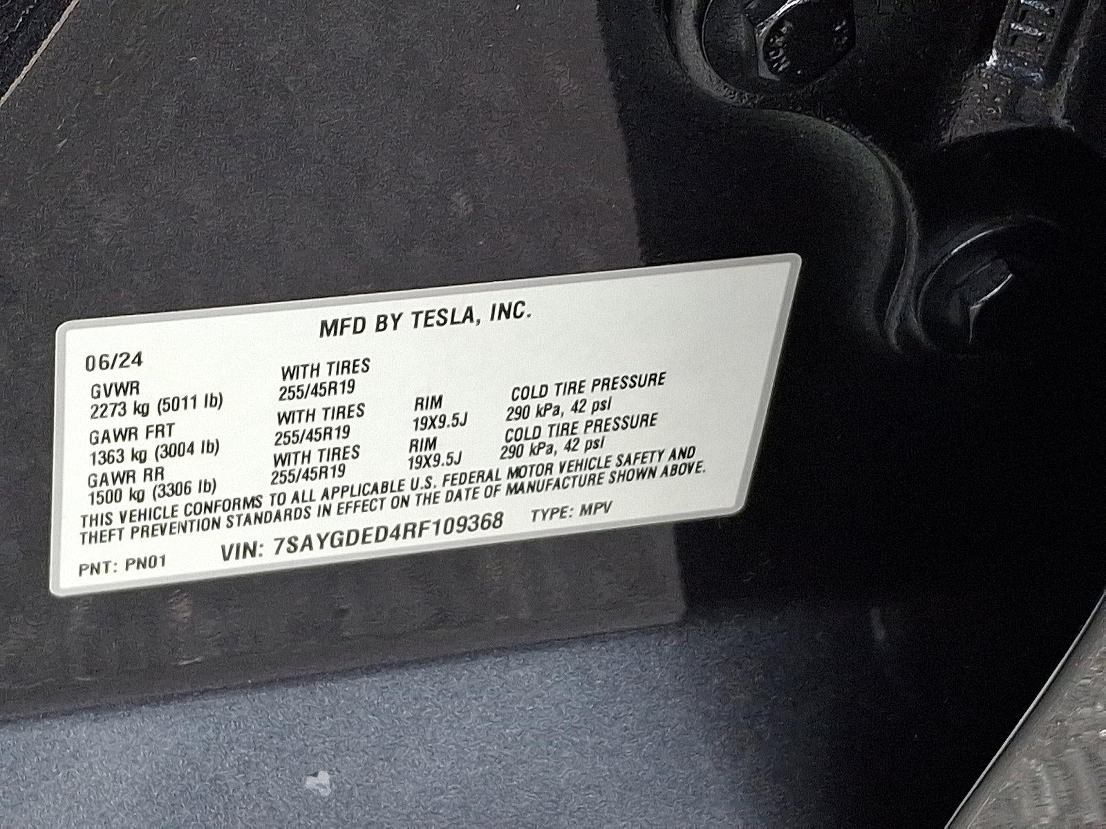 2024 Tesla Model Y Long Range RWD