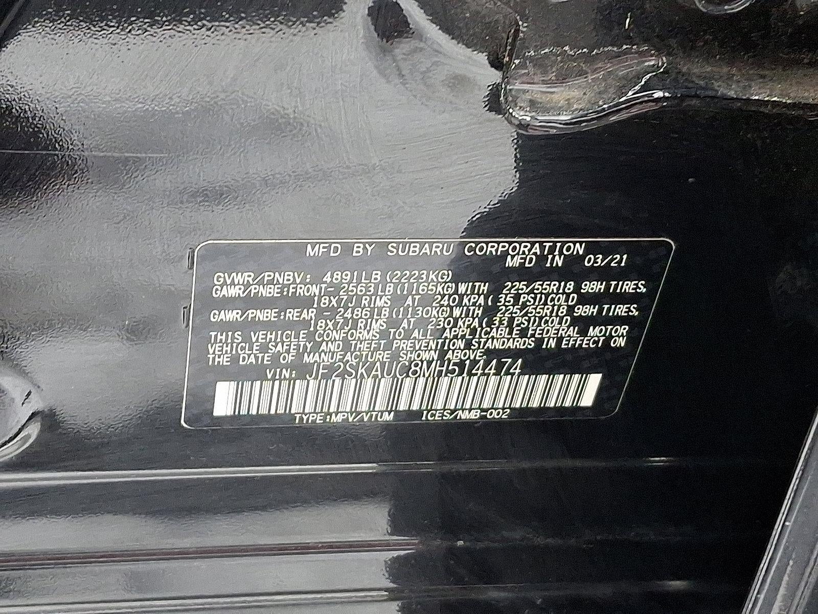 2021 Subaru Forester Limited CVT