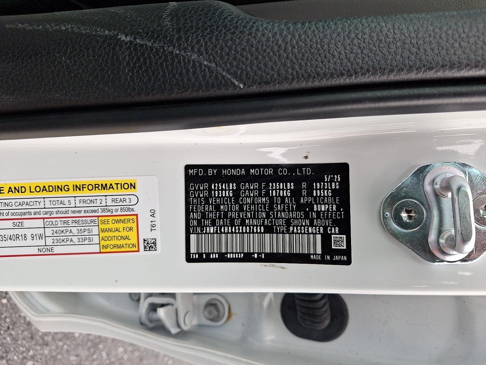 2025 Honda Civic Hatchback Hybrid Sport CVT