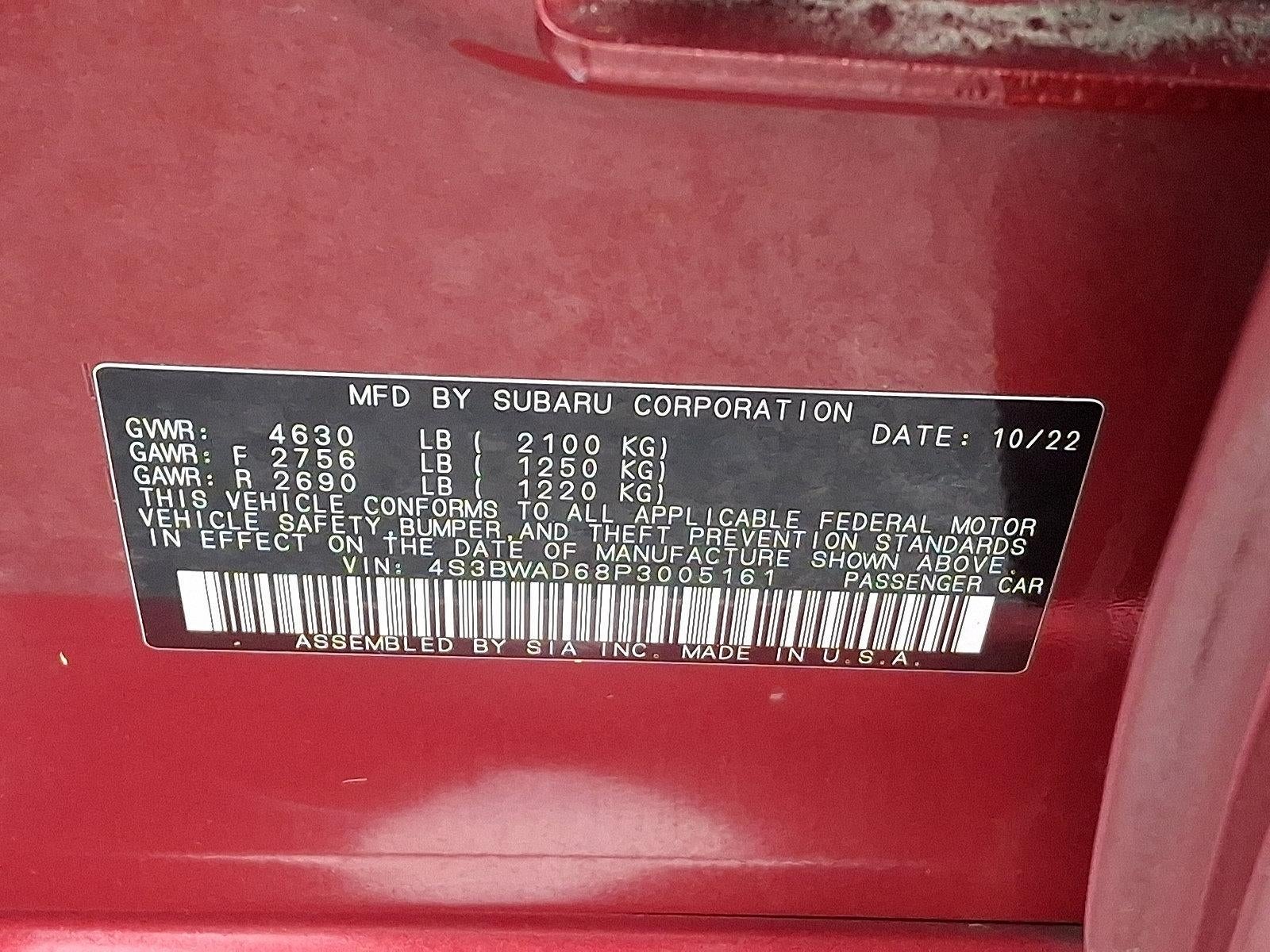 2023 Subaru Legacy Premium CVT