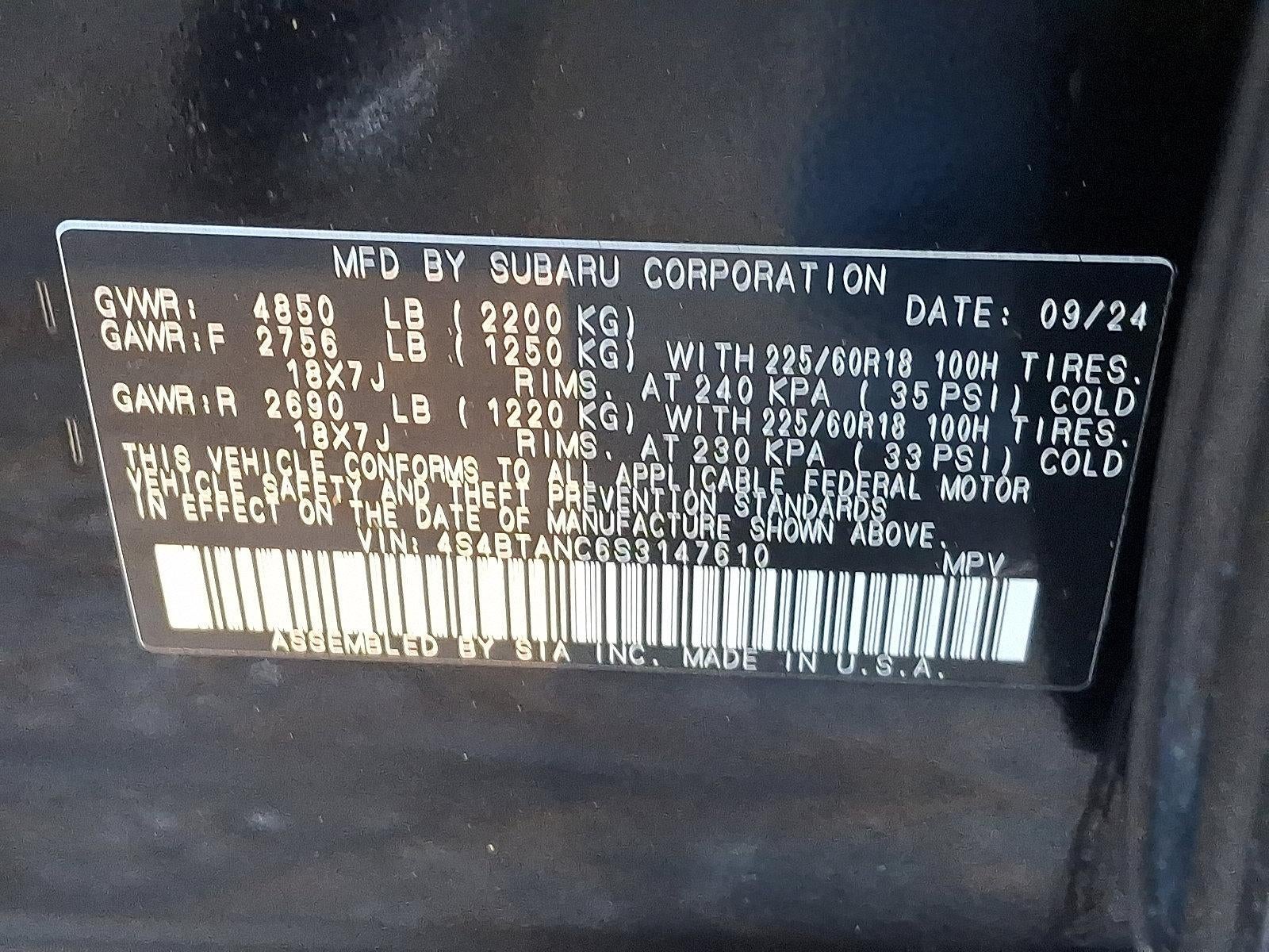 2025 Subaru Outback Limited AWD