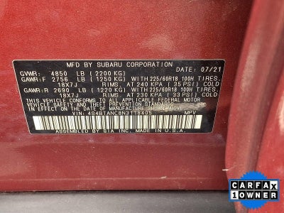 2022 Subaru Outback Limited CVT