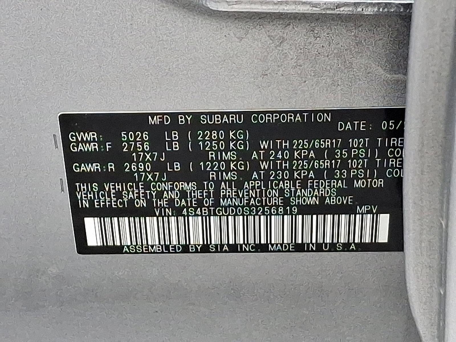 2025 Subaru Outback Wilderness AWD