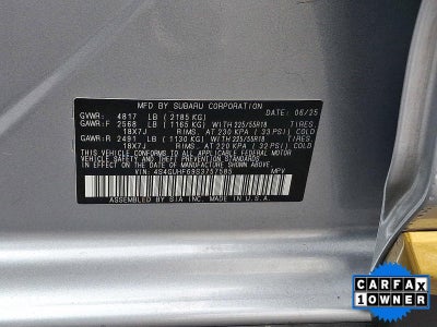 2025 Subaru Crosstrek Sport AWD