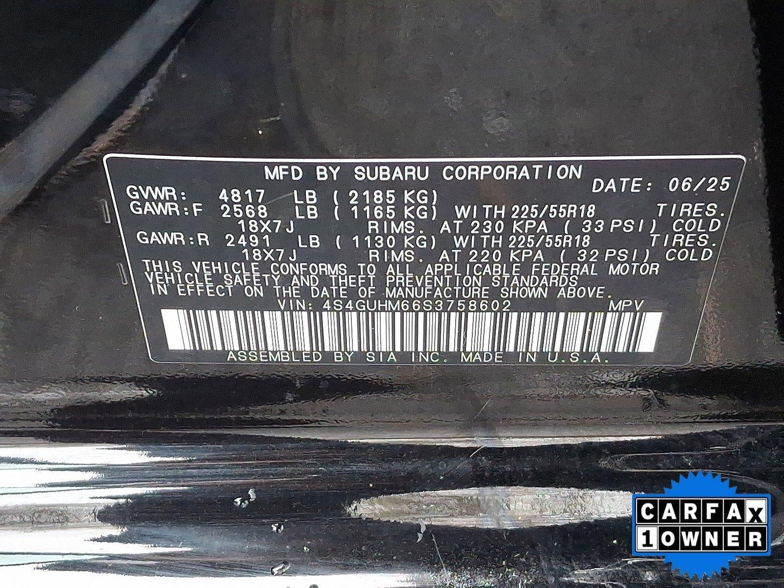 2025 Subaru Crosstrek Limited AWD