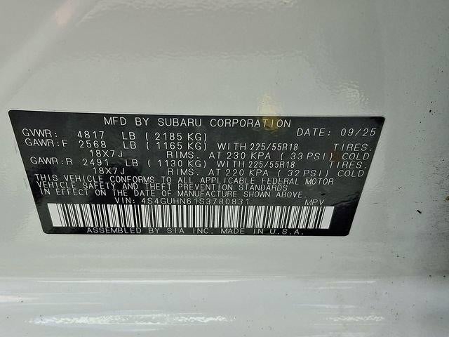2025 Subaru Crosstrek Limited AWD