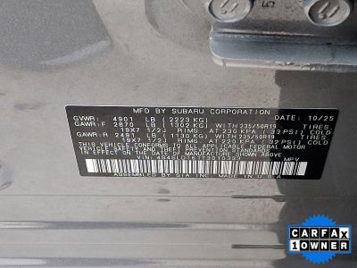 2026 Subaru Forester Touring AWD