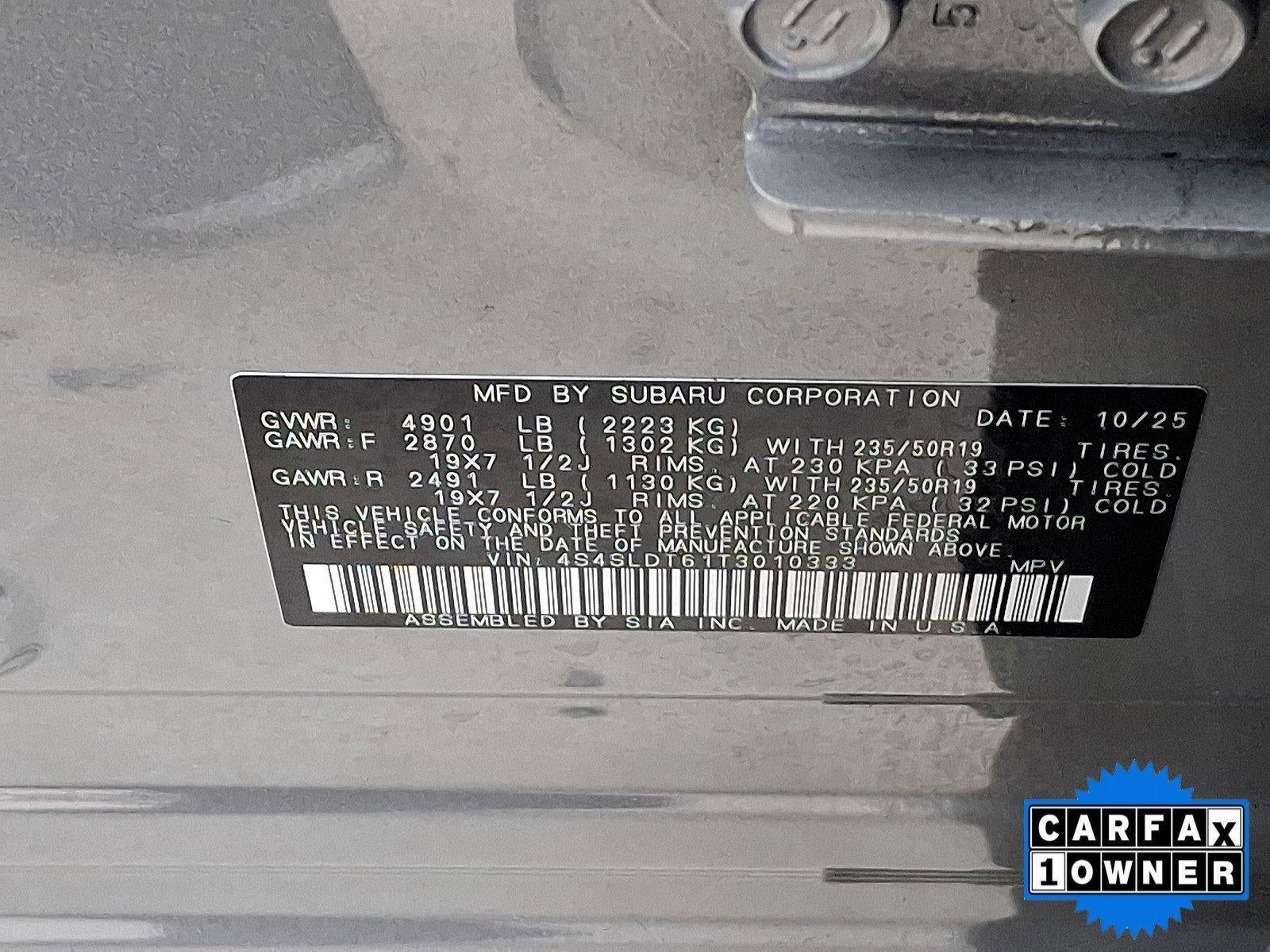 2026 Subaru Forester Touring AWD