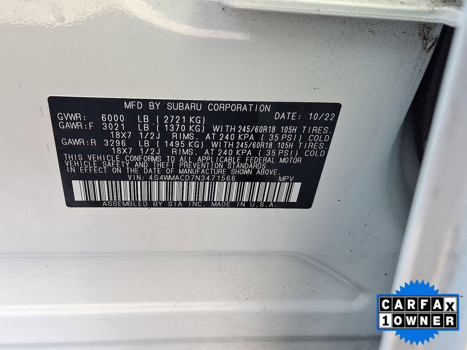 2022 Subaru Ascent Premium 8-Passenger