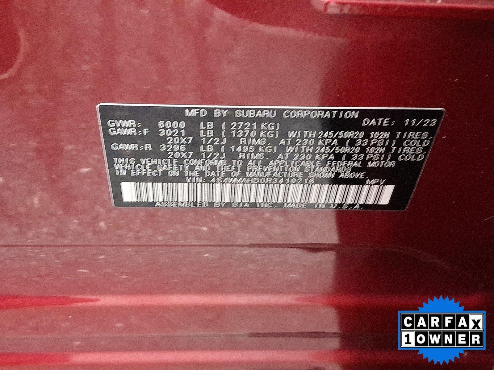 2024 Subaru Ascent Onyx Edition 7-Passenger