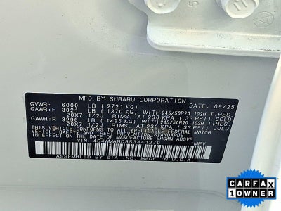 2025 Subaru Ascent Limited Bronze Edition 7-Passenger