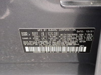 2022 Subaru Ascent Touring 7-Passenger