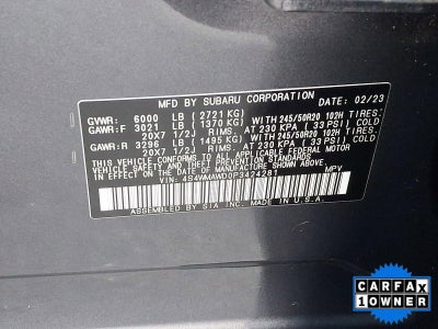 2023 Subaru Ascent Touring 7-Passenger