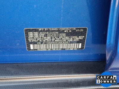 2025 Subaru WRX Premium CVT