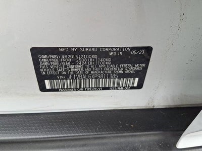 2023 Subaru WRX Limited Manual