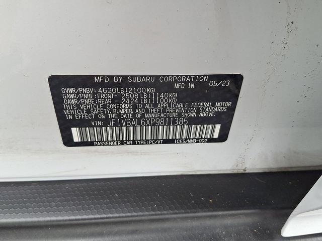2023 Subaru WRX Limited Manual
