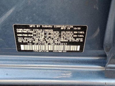 2021 Subaru Crosstrek Limited CVT