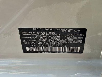 2025 Subaru Crosstrek Premium AWD