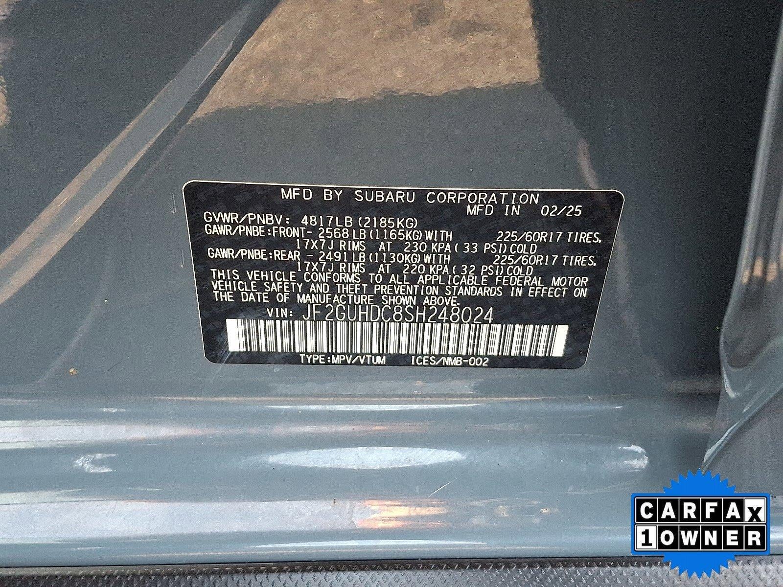 2025 Subaru Crosstrek Premium AWD