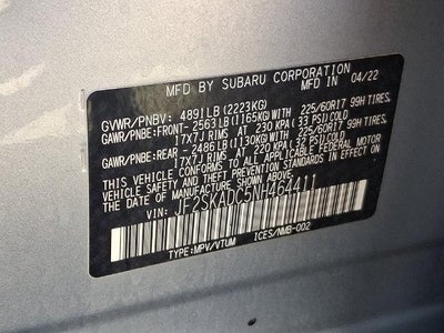 2022 Subaru Forester Premium CVT
