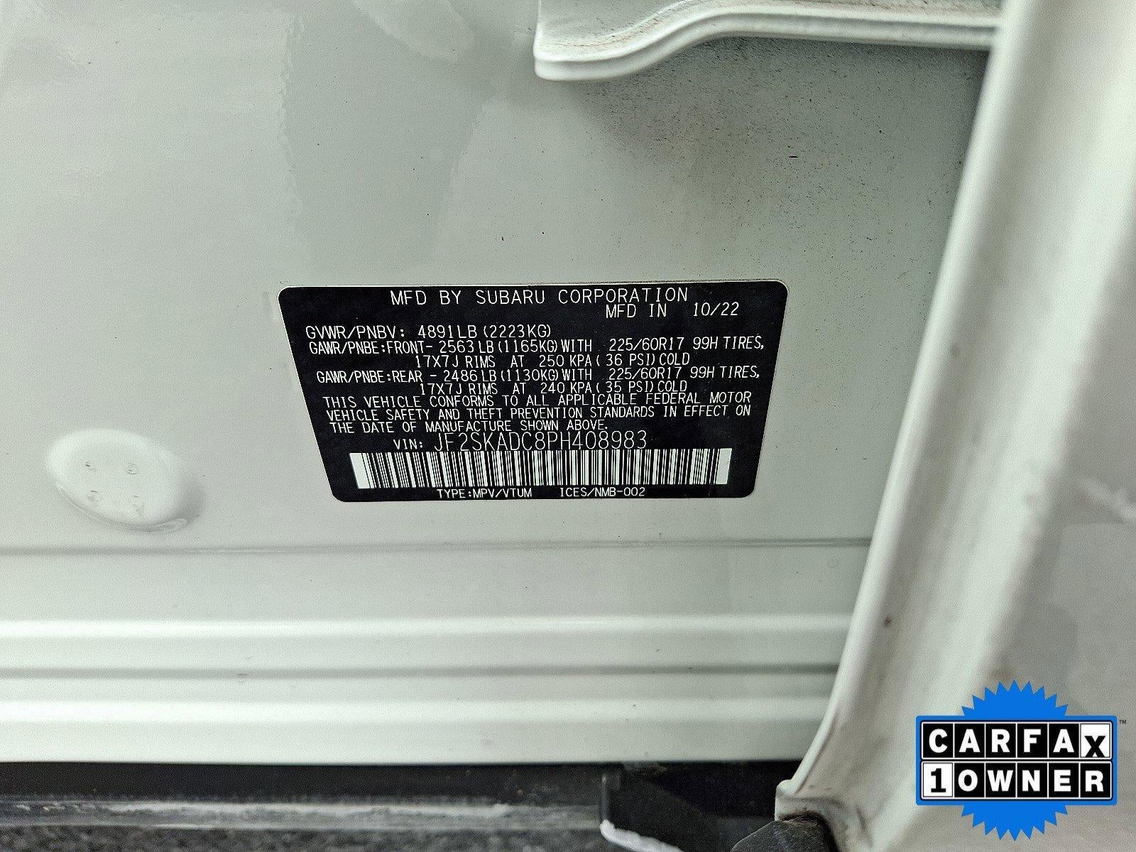 2023 Subaru Forester Premium CVT