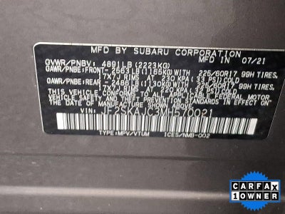 2021 Subaru Forester Premium CVT