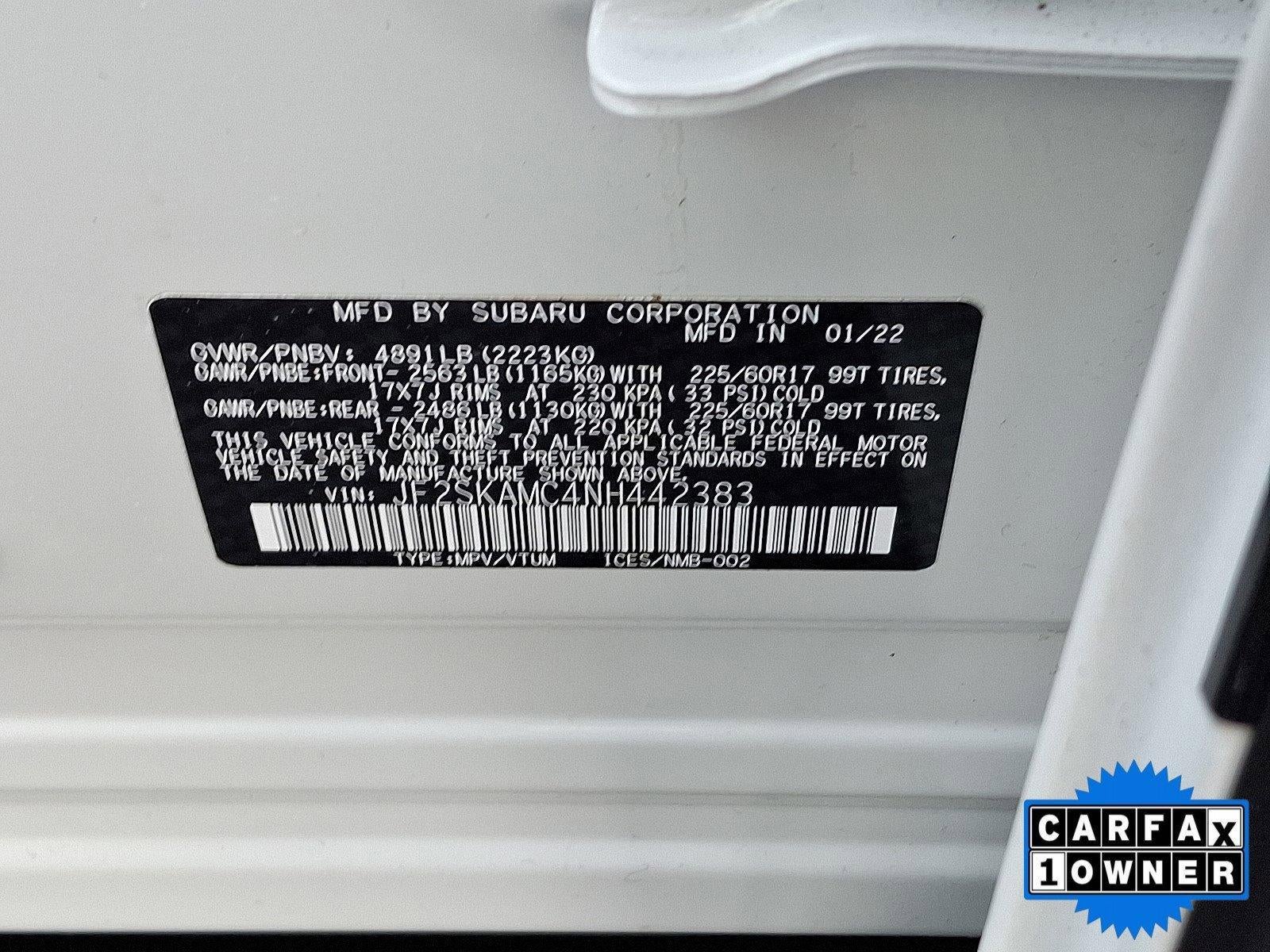 2022 Subaru Forester Wilderness CVT