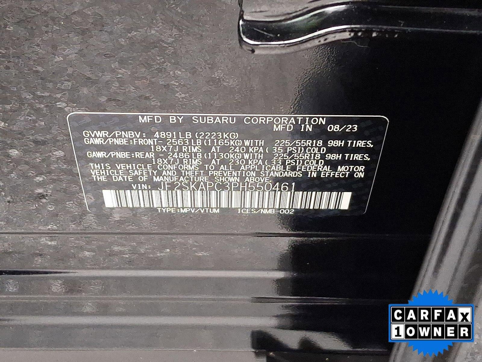 2023 Subaru Forester Limited CVT