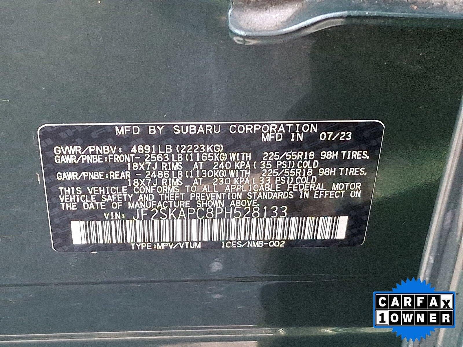 2023 Subaru Forester Limited CVT