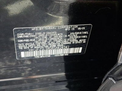 2025 Subaru Forester Limited Hybrid AWD