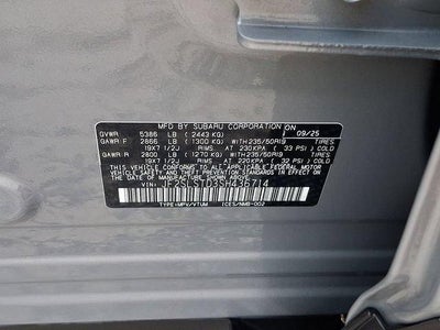 2025 Subaru Forester Touring Hybrid AWD