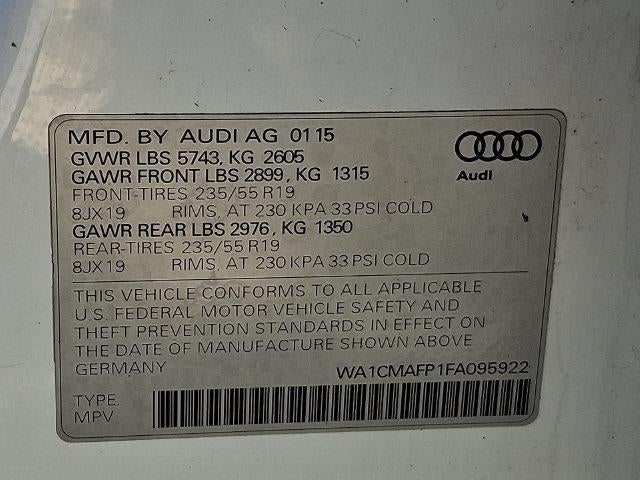 2015 Audi Q5 quattro 4dr 3.0L TDI Premium Plus