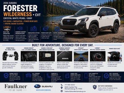 2026 Subaru Forester Wilderness CVT