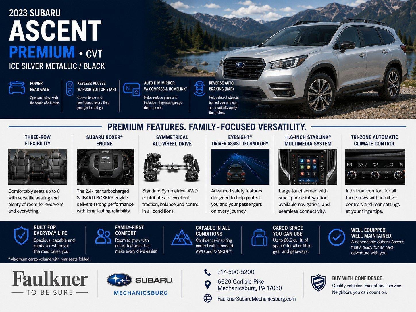 2023 Subaru Ascent Premium 8-Passenger