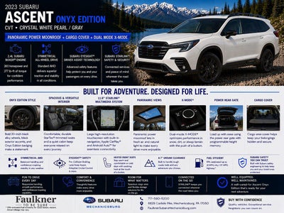 2023 Subaru Ascent Onyx Edition 7-Passenger