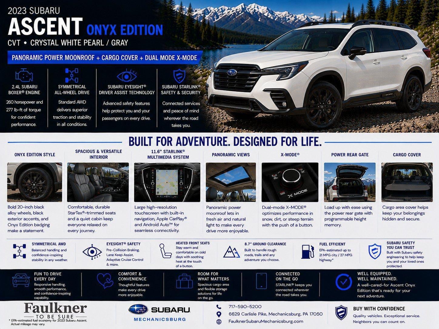 2023 Subaru Ascent Onyx Edition 7-Passenger
