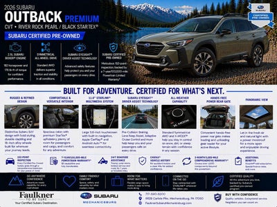 2026 Subaru Outback Premium AWD