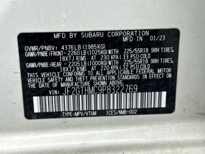 2023 Subaru Crosstrek Limited CVT