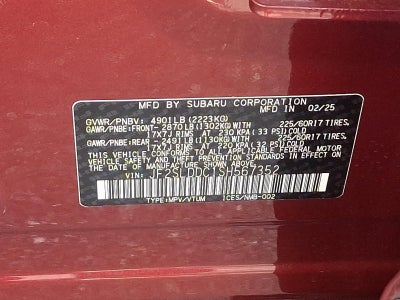 2025 Subaru Forester Premium AWD