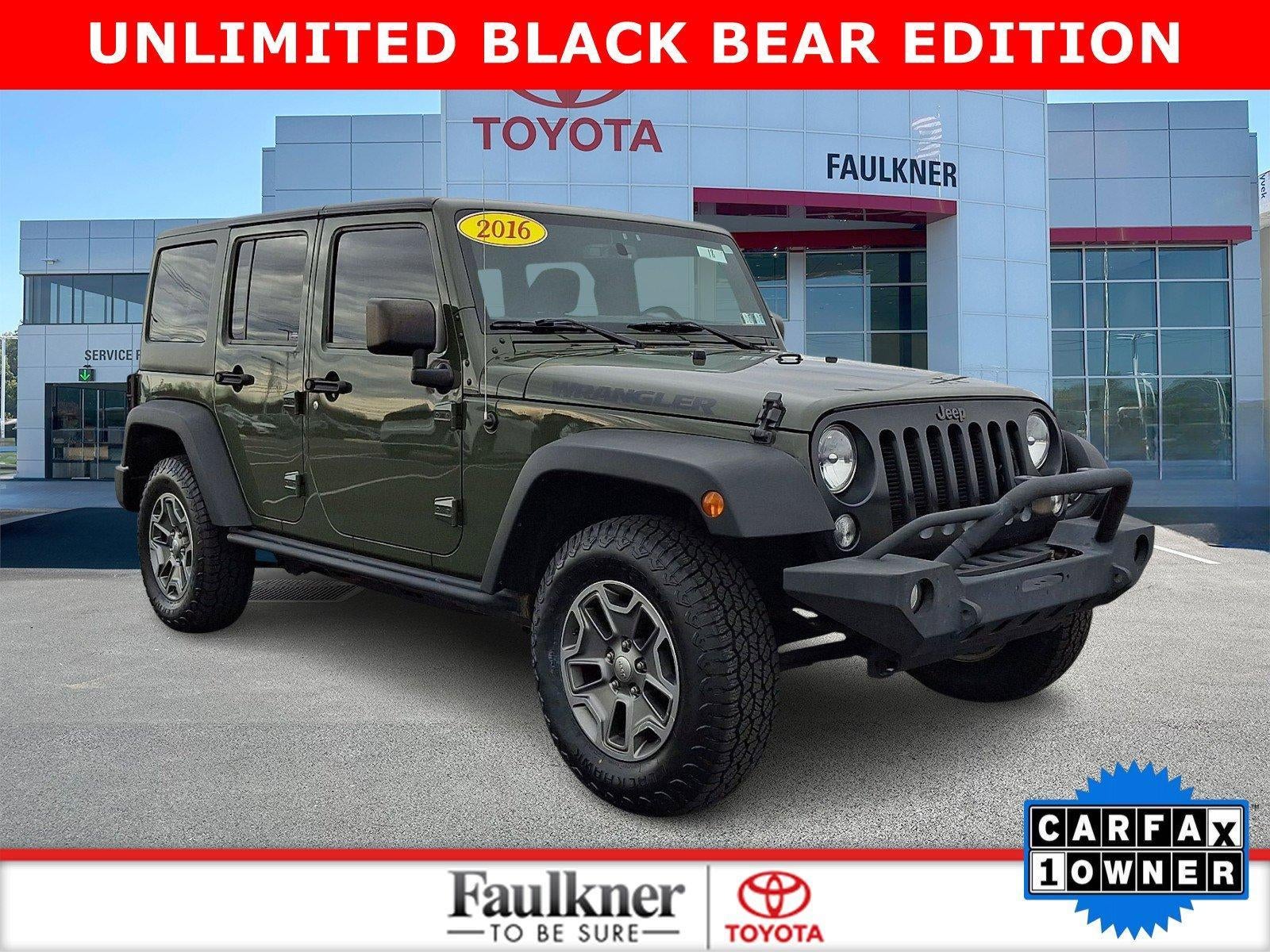 2016 Jeep Wrangler Unlimited 4WD 4dr Black Bear *Ltd Avail*