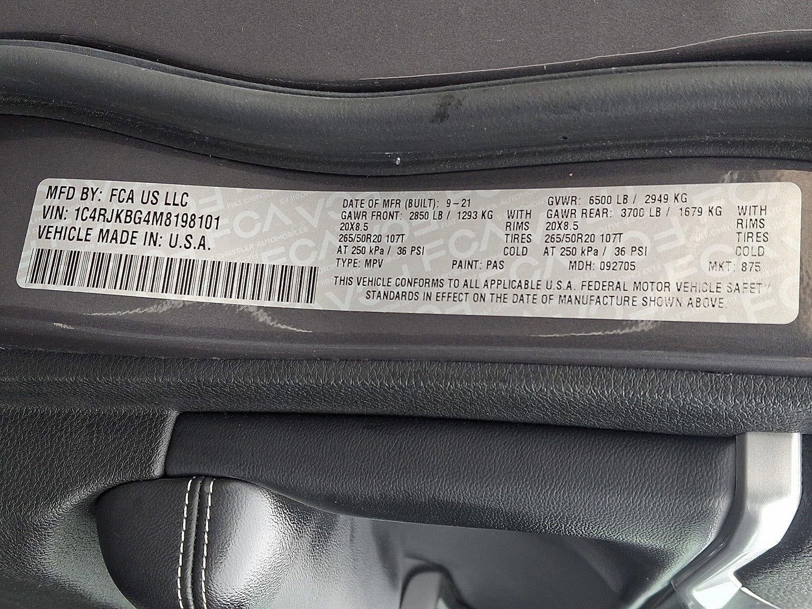 2021 Jeep Grand Cherokee L Limited 4x4