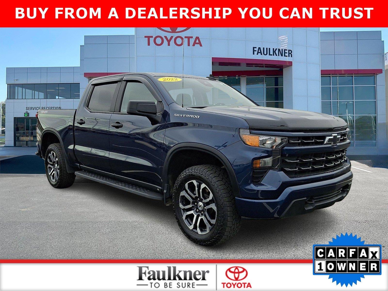 2022 Chevrolet Silverado 1500 Crew Cab Short Box 4-Wheel Drive Custom