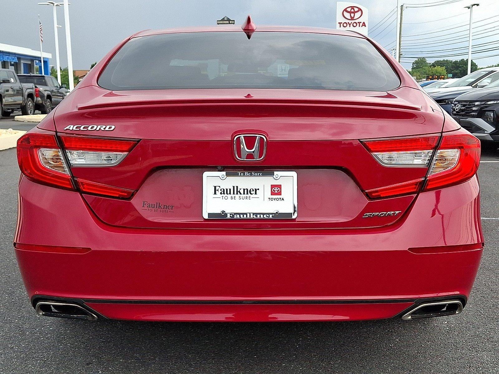 2018 Honda Accord Sedan Sport 1.5T CVT